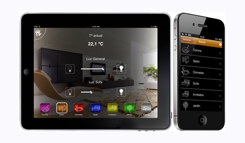 app para automatizar el hogar Houseinhand